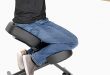 Amazon.com: DRAGONN Ergonomic Kneeling Chair, Adjustable Stool for .