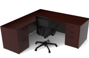 Cherryman 71" Amber 'L' Shaped Office Desk Onli