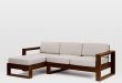 Solid Wood Cube L Shape Sofa in 2020 | L shaped sofa, Furniture .