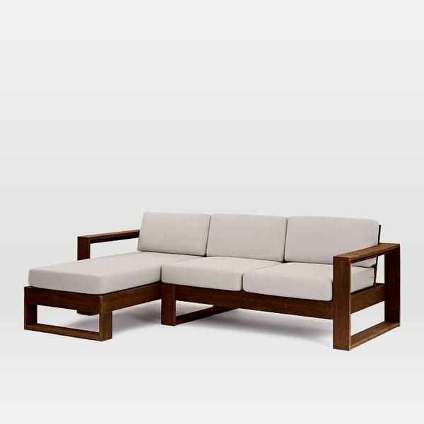 Solid Wood Cube L Shape Sofa in 2020 | L shaped sofa, Furniture .