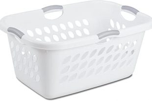 Amazon.com: Sterilite 12158006 Ultra Laundry Basket, White with .