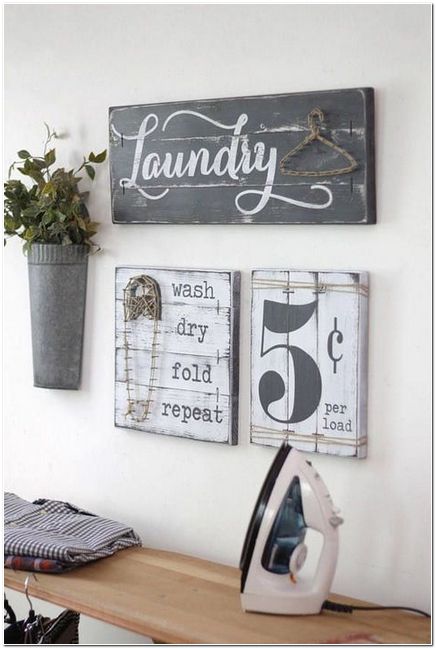 27 cool farmhouse laundry room decoration ideas 741 .