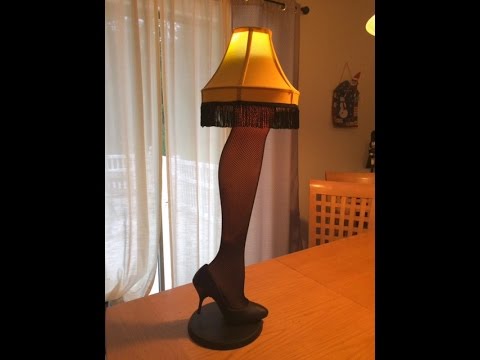 DIY Leg Lamp from A Christmas Story: Simple & Quick Tutorial - YouTu