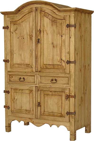 mexican armoire, pine cabinet, solid pine furniture, mexican style .