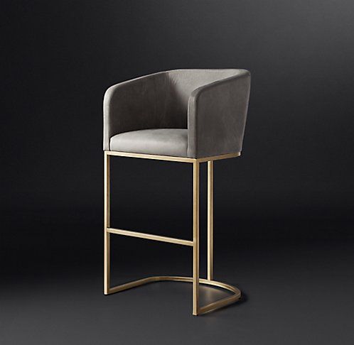 All Bar & Counter Stools | RH Modern | Contemporary bar stools .