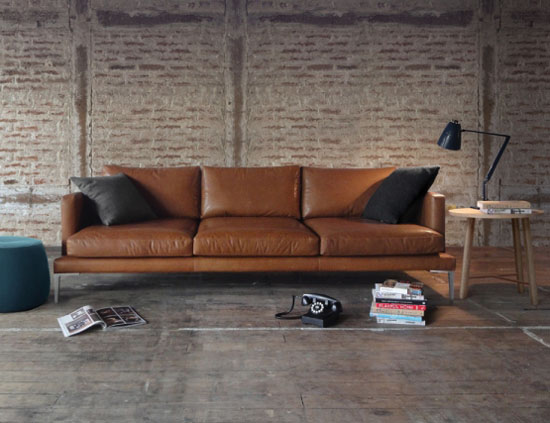 Modern Leather Sofas from Huset – Modern Home Dec