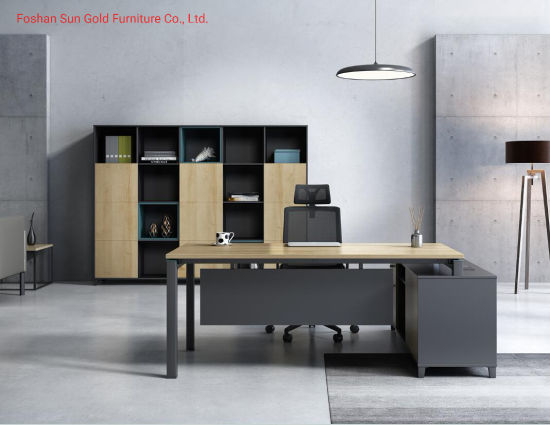 China Modern Contemporary Office Desk Demountable Wood Office .