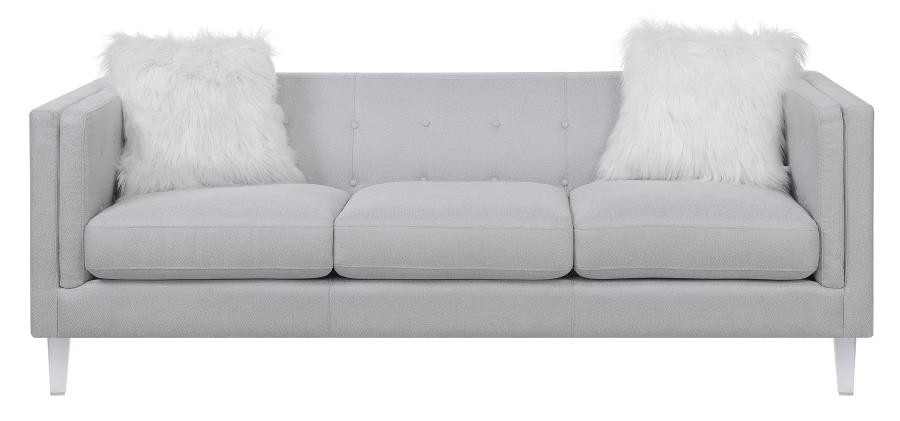 Hemet Light Grey Modern Sofa | 506211 | Sofas | Fayetteville .