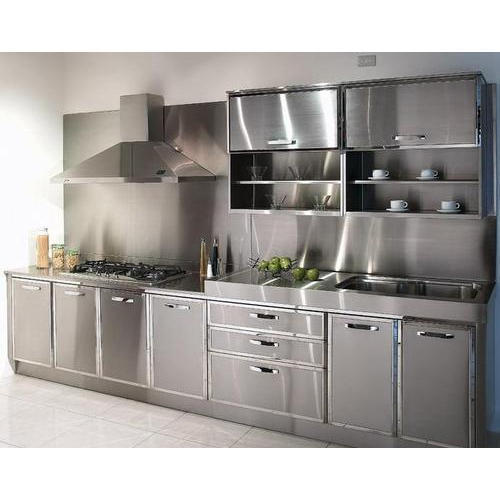 Stainless Steel Modular Kitchen, स्टेनलेस स्टील .