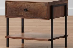 Atwood Reclaimed Wood Nightstand + Reviews | Crate and Barr
