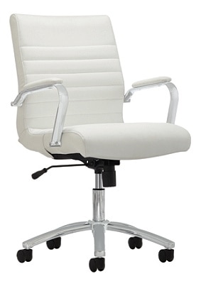 Realspace Modern Comfort Winsley Chair White - Office Dep