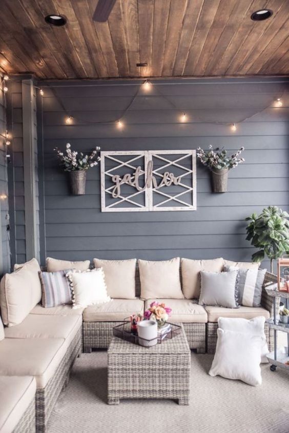 What Is Hot On Pinterest: Outdoor Décor Edition | Terrace decor .