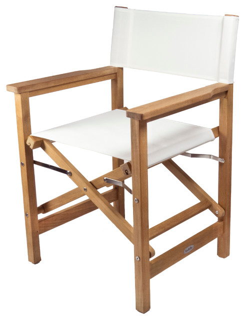 Teak Director's Chair - Traditional - Outdoor Folding Chairs - by .