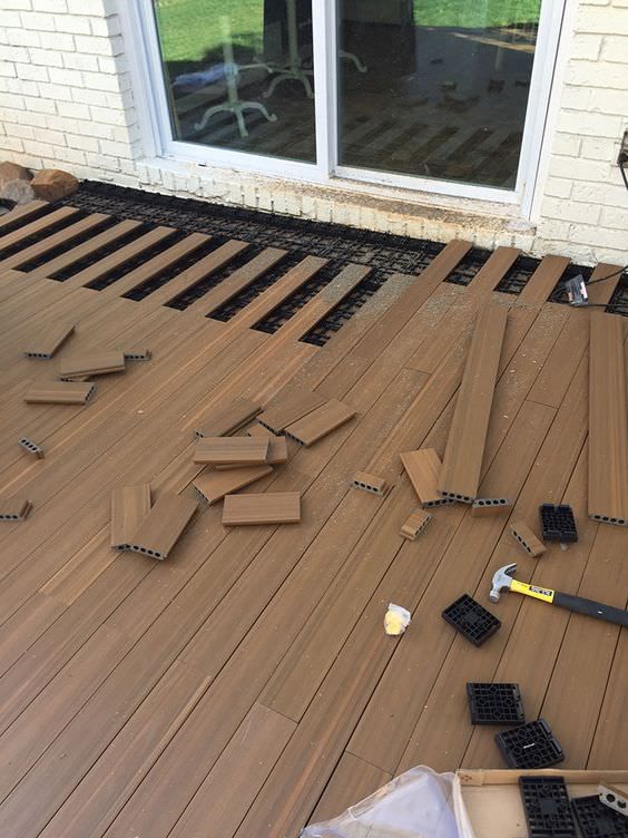 9 DIY Cool & Creative Patio Flooring Ideas | Concrete slab patio .
