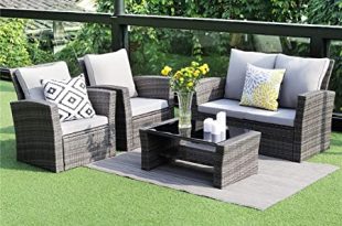 Amazon.com: Wisteria Lane 5 Piece Outdoor Patio Furniture Sets .