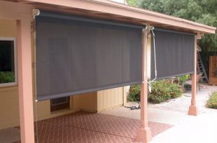 Roll Down Patio Shades | Patio shade, Patio blinds, Outdoor blinds .