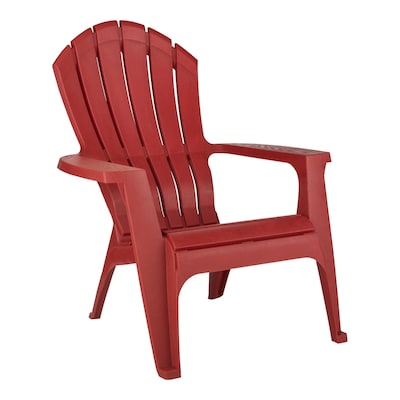 Adams Mfg Corp Stackable Plastic Stationary Adirondack Chair(s .