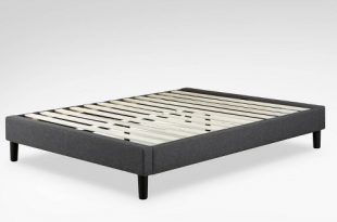 King Curtis Platform Bed Frame Charcoal Heather - Zinus : Targ
