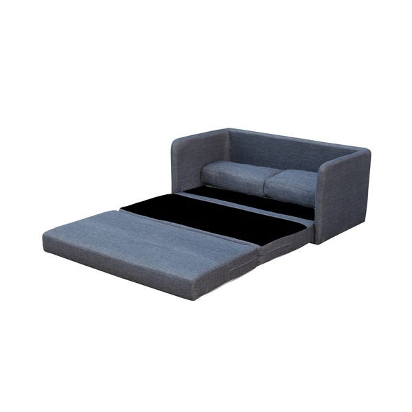 Shop Phillip Dark Grey Loveseat with Pullout Bed - On Sale .