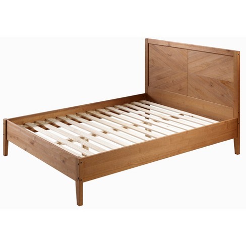 Queen Chevron Solid Wood Bed Frame - Saracina Home : Targ