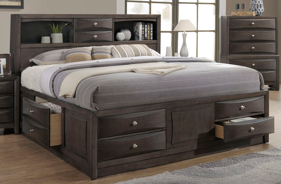Queen Storage Bed | Cardi's Furniture & Mattress