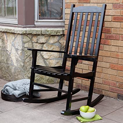 Amazon.com : Garden Treasures Pinewood Outdoor Rocking Chair .