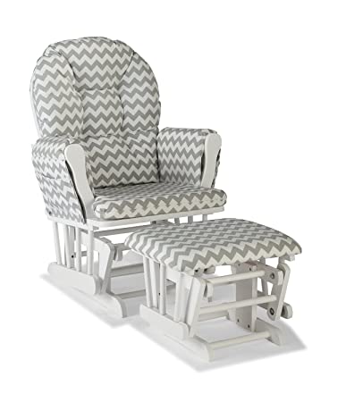 Amazon.com: Premium Nursery Glider and Ottoman Chair Rocker .