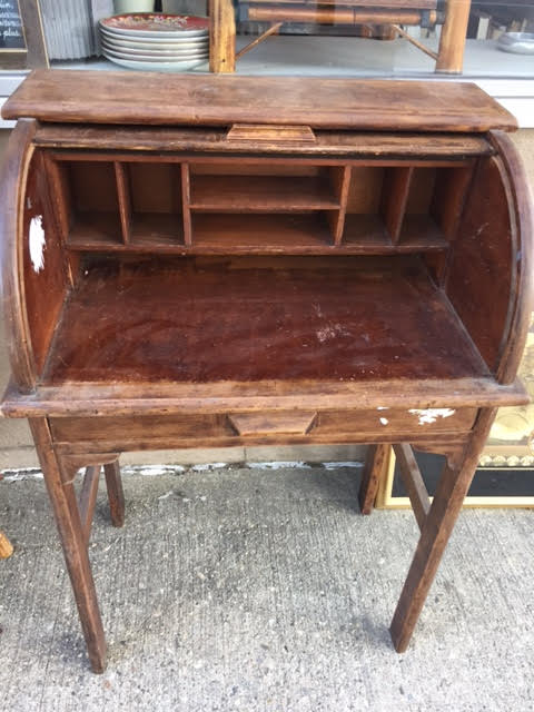 SOLD! Antique Child's Rolltop Desk | Heritage Collectibl