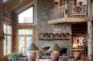 40 Awesome Rustic Living Room Decorating Ideas | Log home .