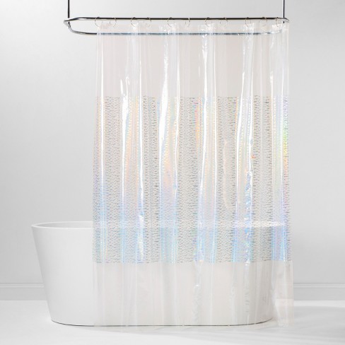PEVA Shower Curtain Iridescent - Room Essentials™ : Targ