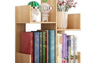 Amazon.com: Bookcases Small Bookshelf Simple Table Storage Rack .