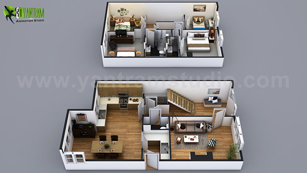 Modern Small House Design With Floor Plan Ideas on Student Sh