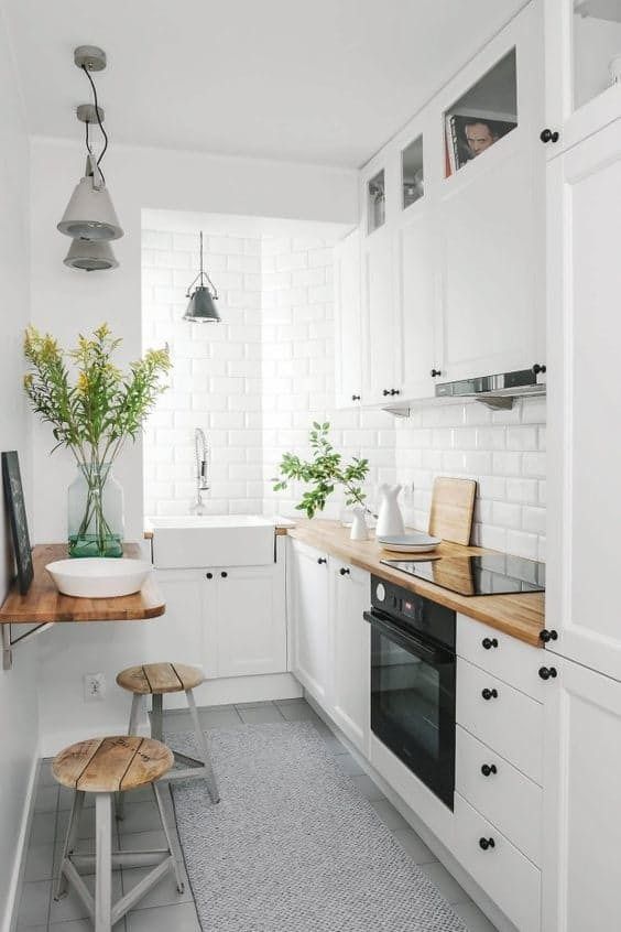Make It Work: 9 Smart Design Solutions for Narrow Galley Kitchens .
