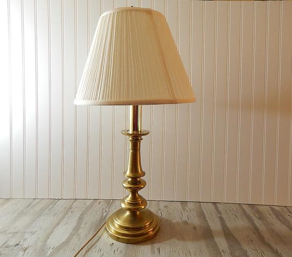 Vintage Stiffel lamp brass | Et