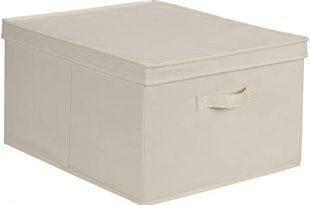 Amazon.com: Household Essentials 115 Storage Box with Lid and .