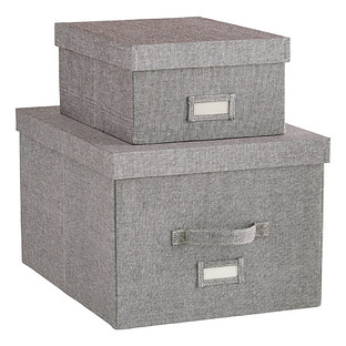 Grey Cambridge Storage Boxes | The Container Sto