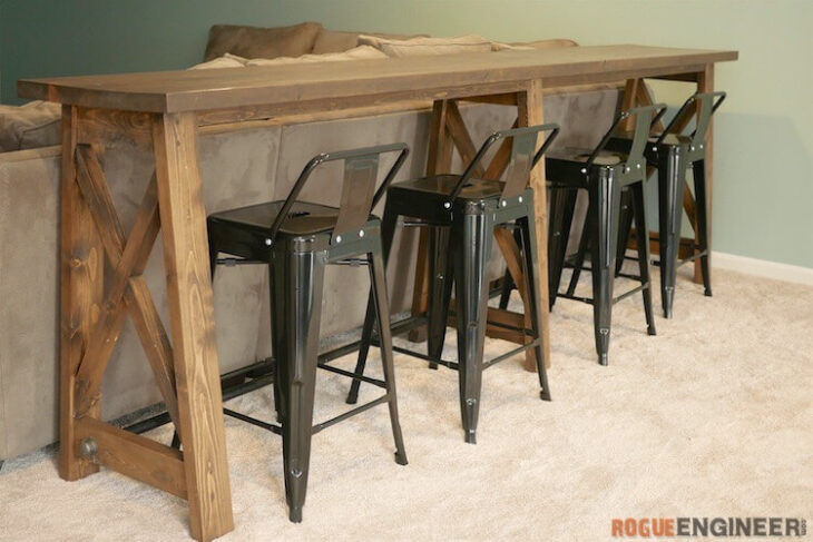 Bar Top Console Table » Rogue Engine