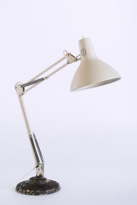 Lacquered Metal Gooseneck Table Lamp from Thousand and One Lamps .