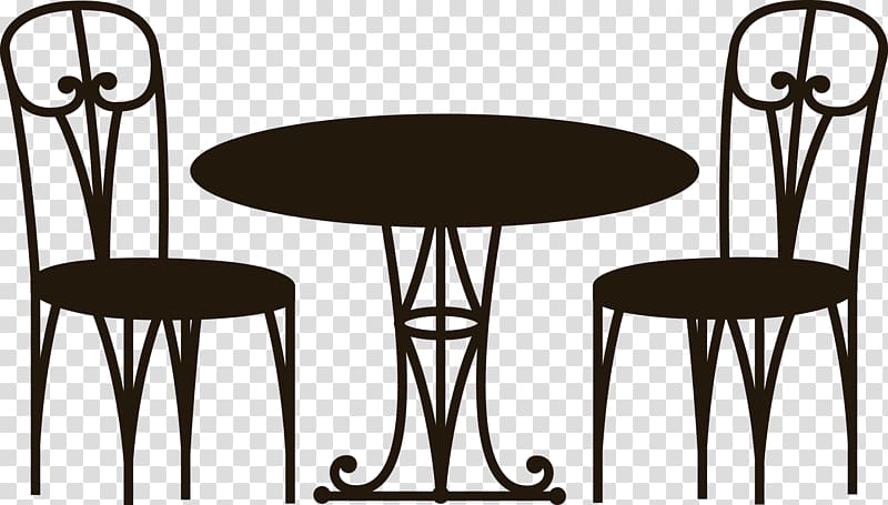 Library of tables and chairs clip art transparent library png .