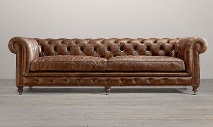 12 Gorgeous Tufted Leather Sofas | Tufted leather sofa, Leather .
