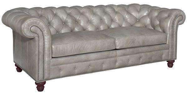 Colburn Designer Style Chesterfield Tufted Leather So