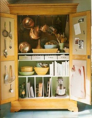 Repurpose a TV Armoire | Kitchen armoire, Repurposed furniture .