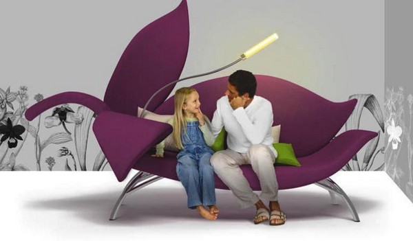 Modern Sofa by Albina Basharova Inspired by Flower, Living Room .