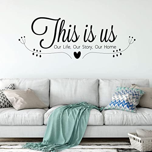 Amazon.com: Family Wall Decal - This Is Us Our Life, Our Story .