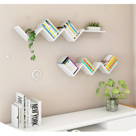Wall Book Shelf,Modern Fashionable Creative Floating Wall Shelf .