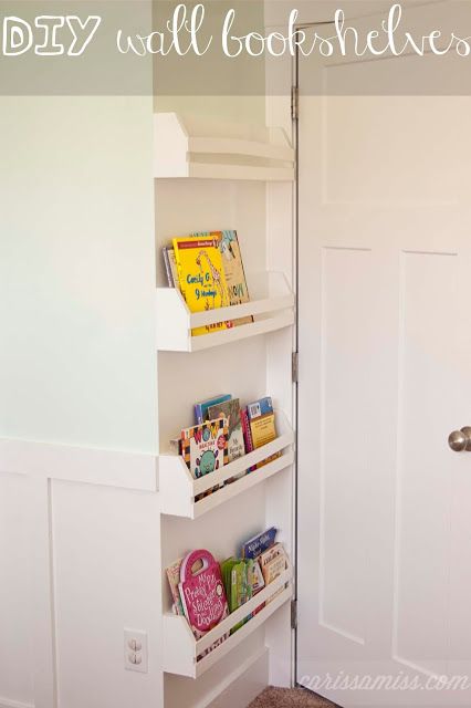 diy wall bookshelves | Wall bookshelves, Bookshelves kids, Shelv