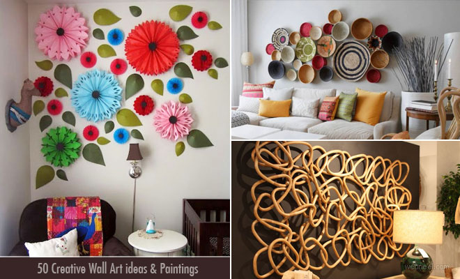 50 Creative Wall Art ideas and Wall Paintings for your inspirati