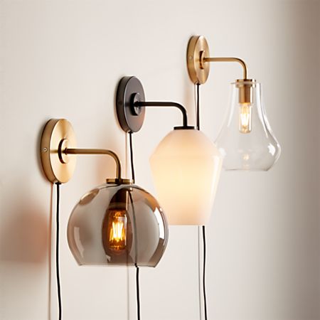 Arren Wall Sconces with Shades | Crate and Barr