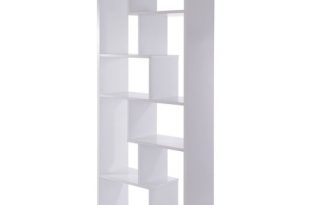71" Decorative Bookshelf White - Acme Furniture : Targ