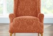 BH Studio Ikat Stretch Wing Chair Slipcover| Wing & Arm Chair .